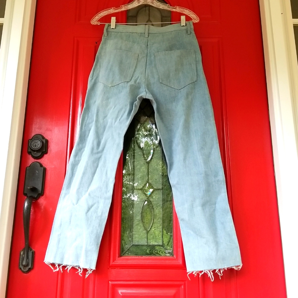 NWT Act n°1 denim jeans with skirt, made in Italy, size 6 - Picture 2 of 12